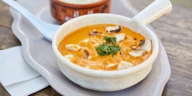 Mushroom Masala Boxed Lunch.