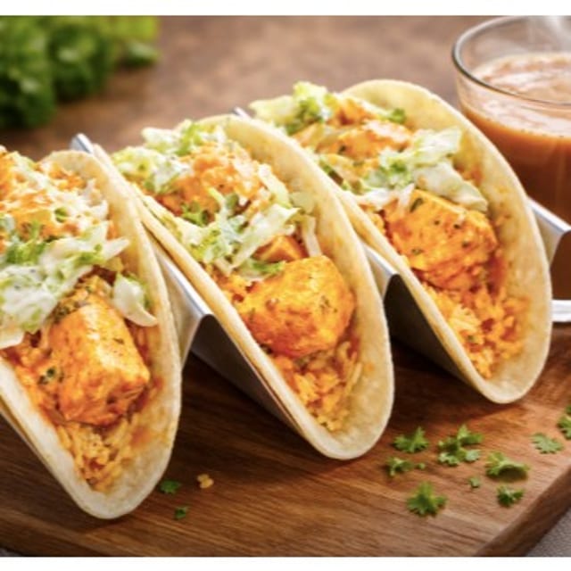 Taco Box plus hot chai.