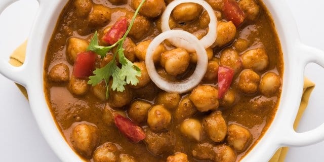 Chana Masala Boxed Lunch.