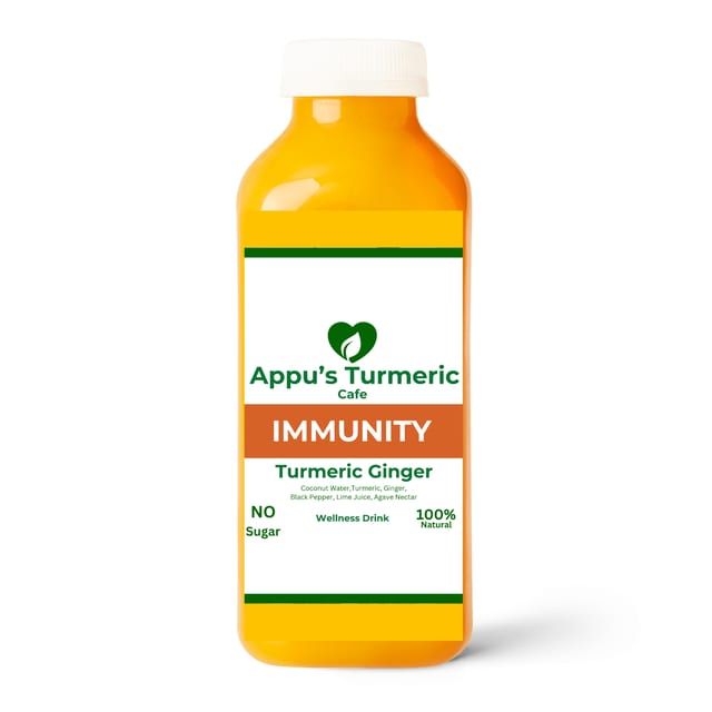 Turmeric Ginger Wellness Drink.